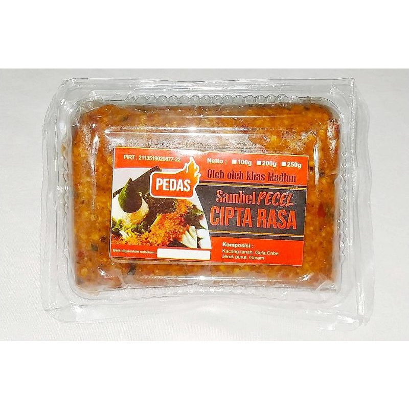 

Sambel Pecel / Bumbu Pecel Merk CIPTA RASA Khas Madiun. RASA PEDAS