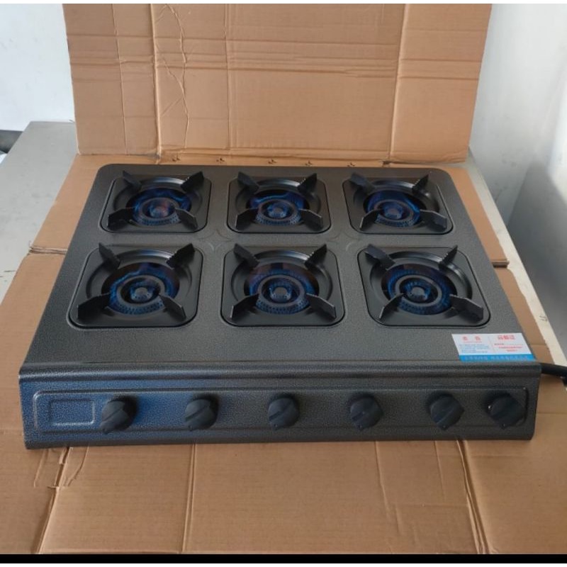 kompor gas serabi 6 tungku