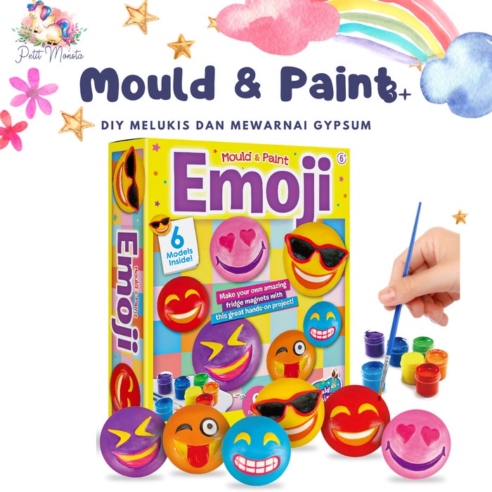 

Produk Terbaru Diy Mould Paint Emoji - Membuat Tempelan Magnet Kulkas Souvenir Lucu