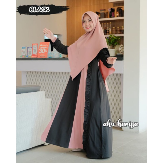 Gamis Murah ALFIA set Syar'i By AKU KARISSA Terbaru 2021