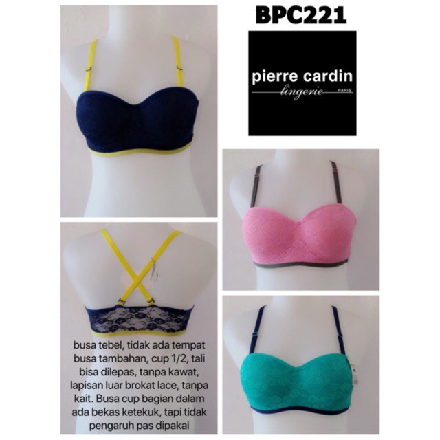 BPC221 bra pierre cardin tanpa kawat