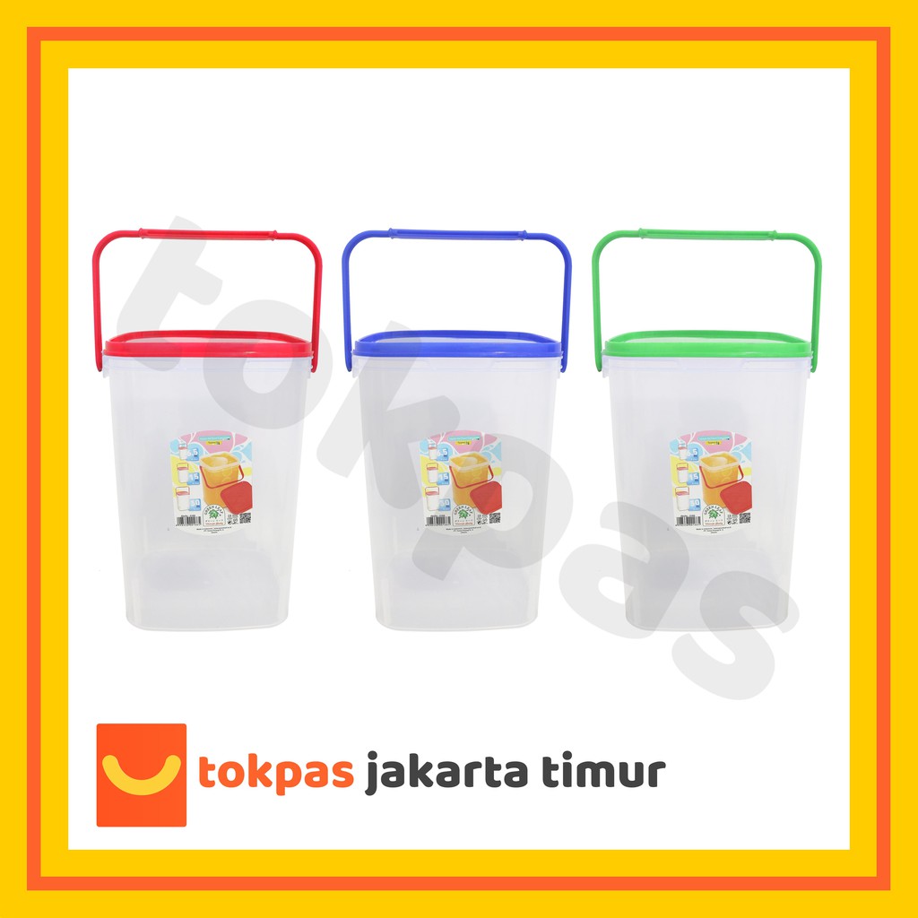 [TERMURAH] Akuarium Es Buah 30 Liter Toples Es Buah Bahan Tebal Wadah Es Kelapa Green Leaf Abella 01