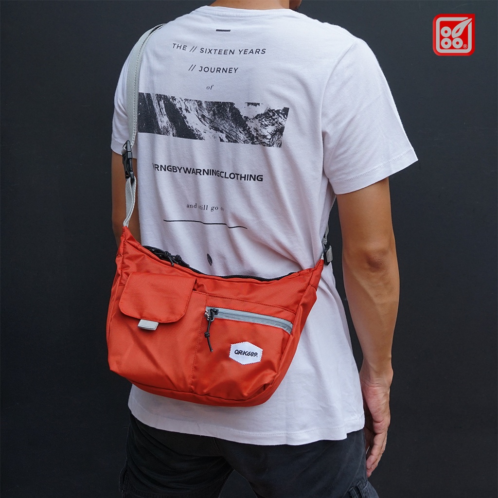 Tas Selempang Pria Casual Sling Bag Original Waterproff Ork689 HULF