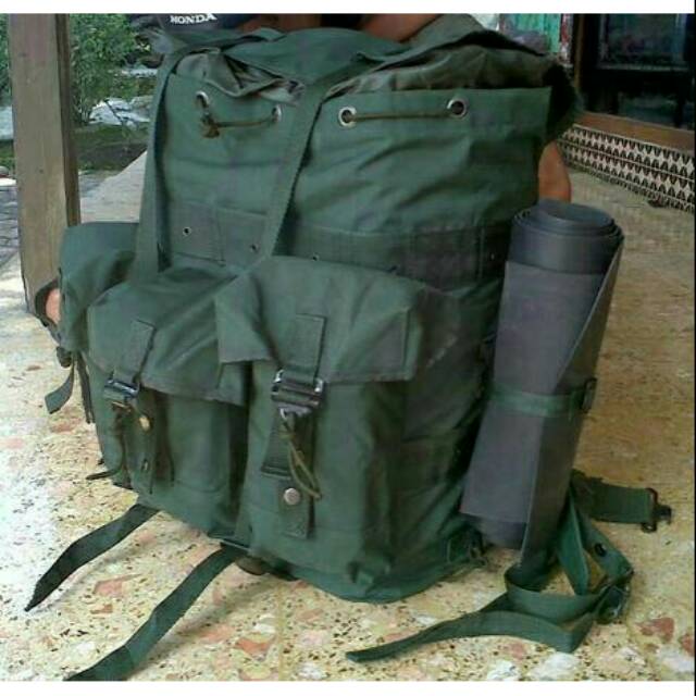 Ransel Korea Jatah TNI - Polisi - Army - Tas Punggung - Perbakin - Tactical - Menwa - Airsoft