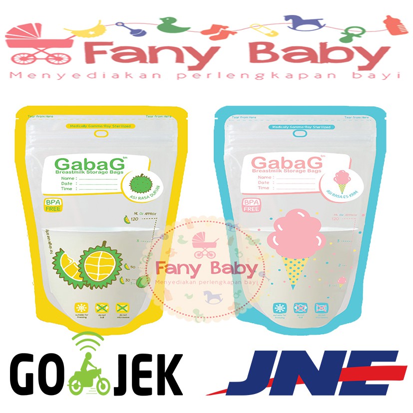 GabaG 120ml - Kantong Asi / Breastmilk Storage