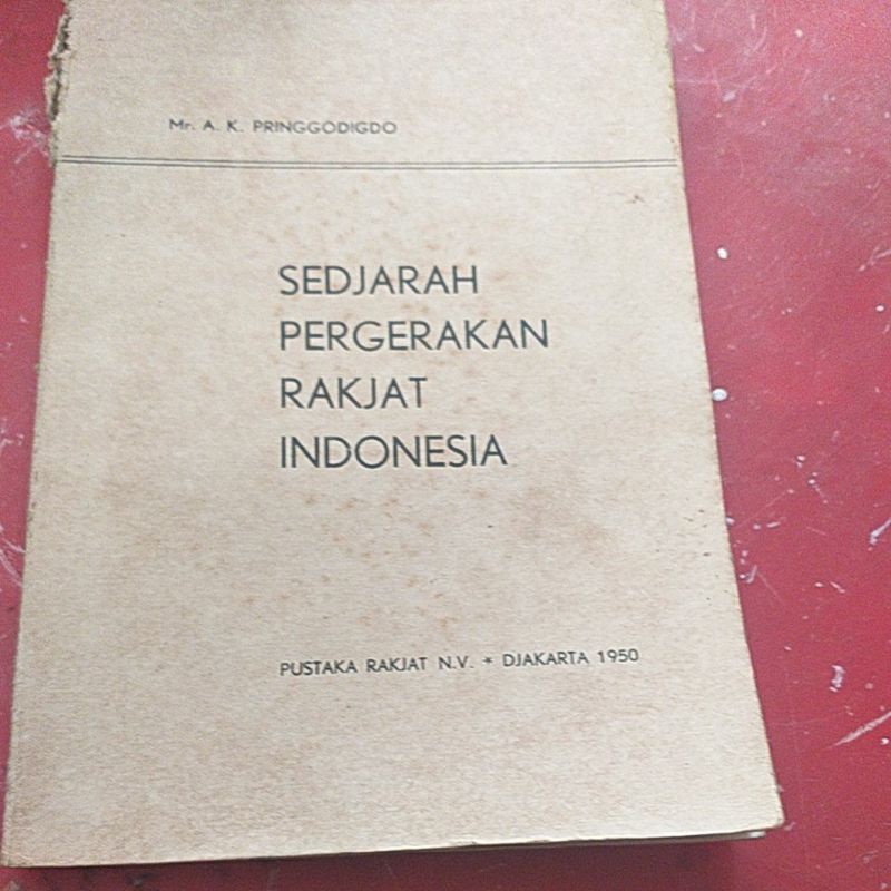 buku sedjarah pergerakan rakjat indonesia