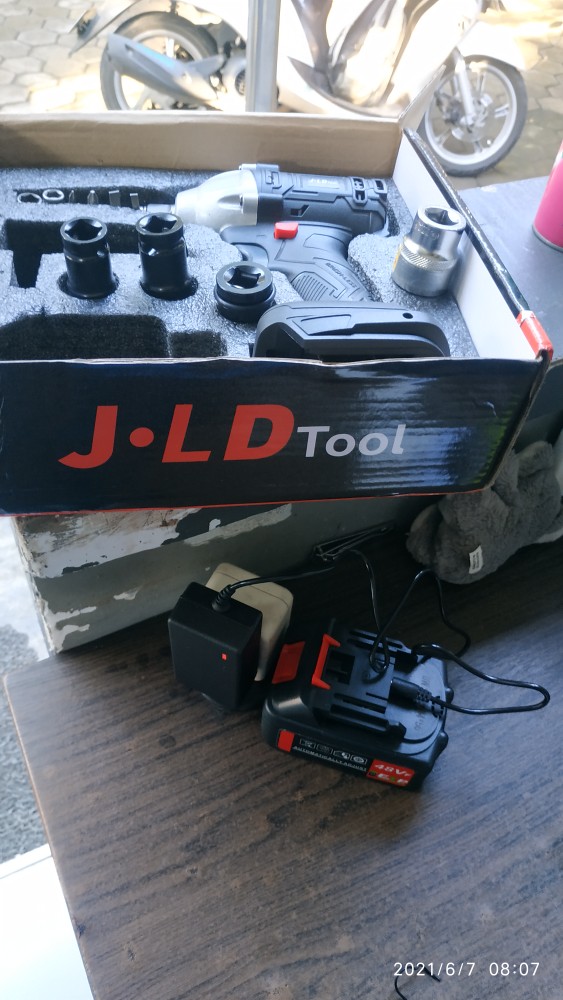 Cordless Impact Wrench 48v Brushless Jld 48s Bor Obeng Kunci 48 Volt Bor Batrai