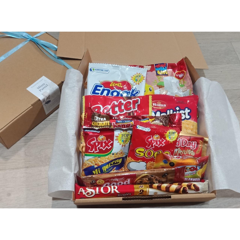 

Snack Hampers Merah / Bingkisan Snack Serba Merah
