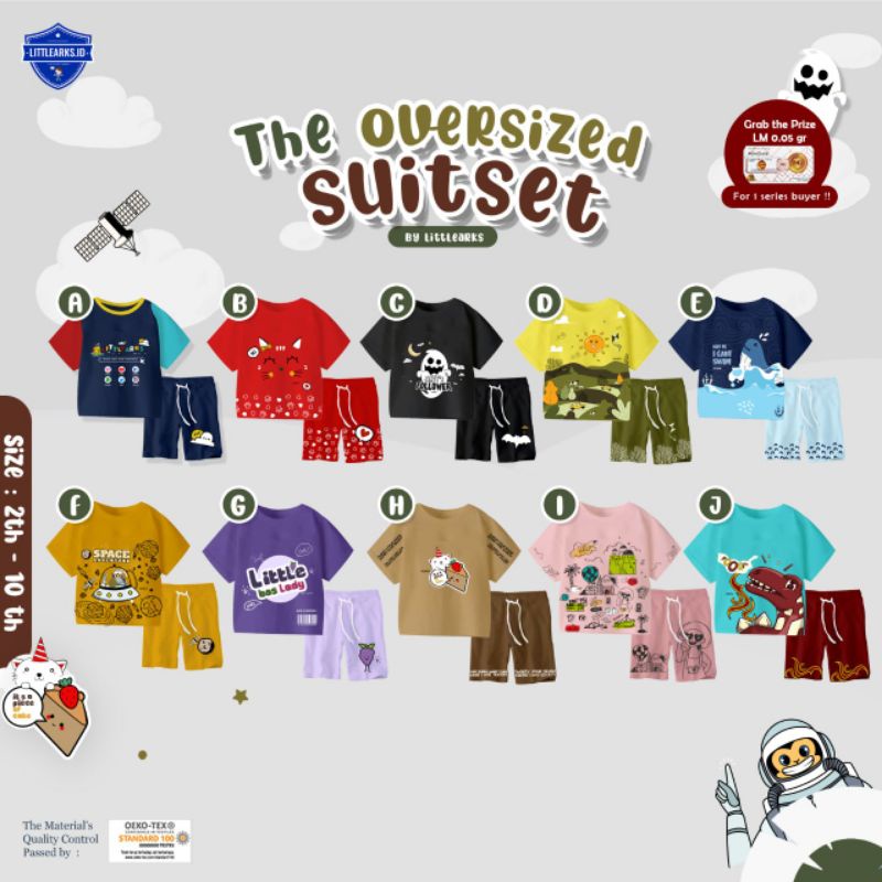 setelan anak suitset littlearks