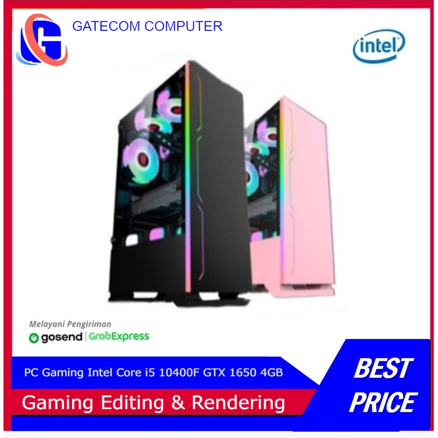 PC Gaming Intel Core i5 10400F (GTX 1650 4GB  )  DDR4 16GB Gaming-Editing-Rendering