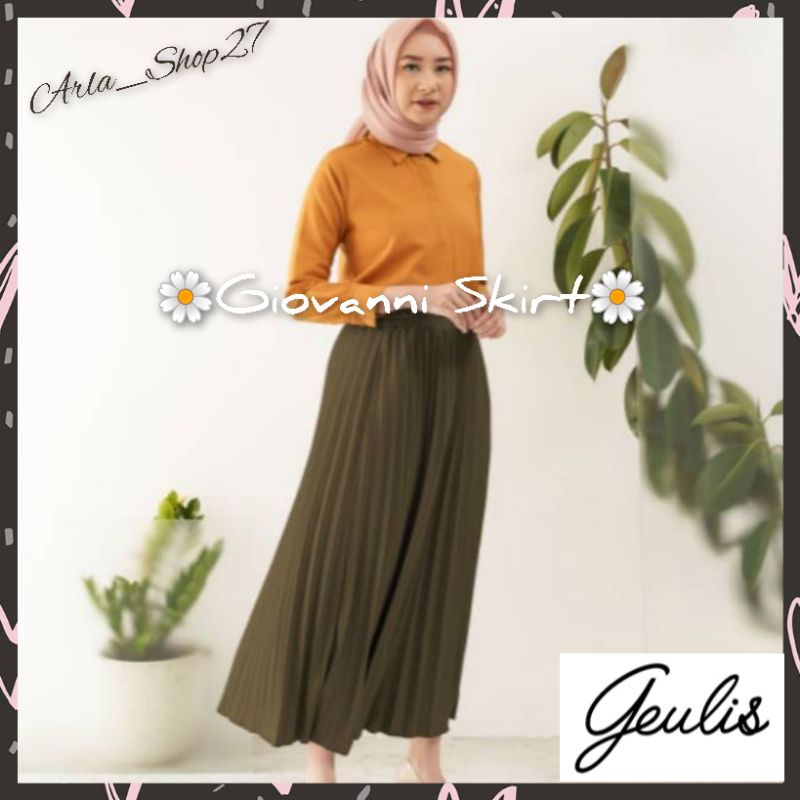 GEULIS Giovanni Skirt Army by Geulis.id