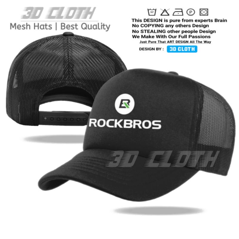Topi Rockbros Trucker Jaring - Topi Sepeda Rockbros