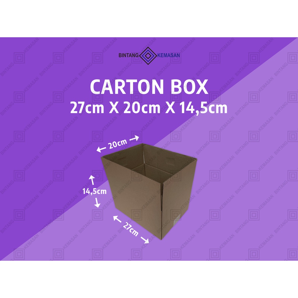 

Kardus Karton 27x20x14,5cm Dus Packing