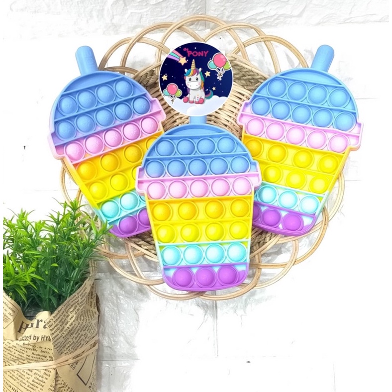 NEW POP IT/pop it fidget/viral/tiktok/mainan murah/mainan hits-Boba Embos