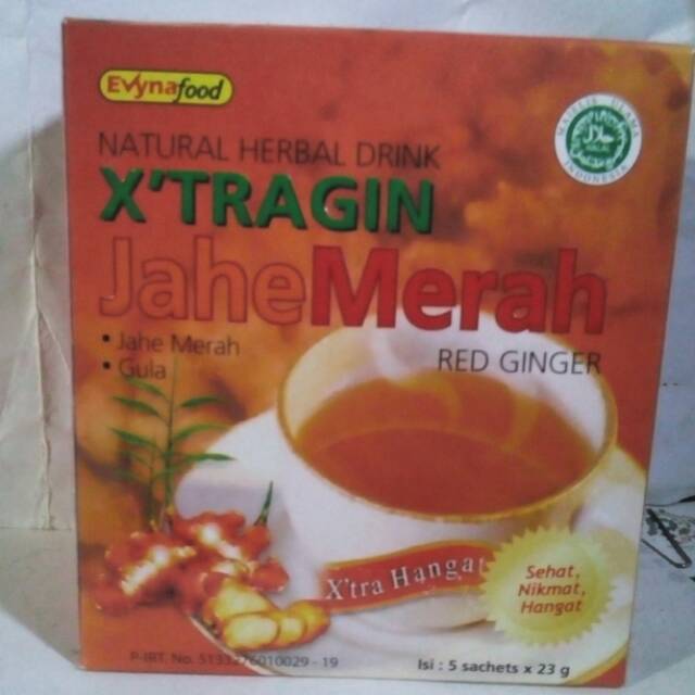 

X'TRAGIN Jahe Merah 5x23gr