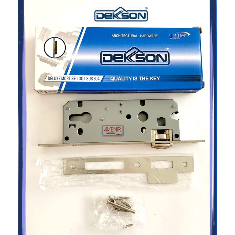 Mortise Lock Dekkson Lockcase Dekkson MTS RL DL 8485 SSS Bodi Kunci Pintu Pelor Dekkson RL DL 8485 S