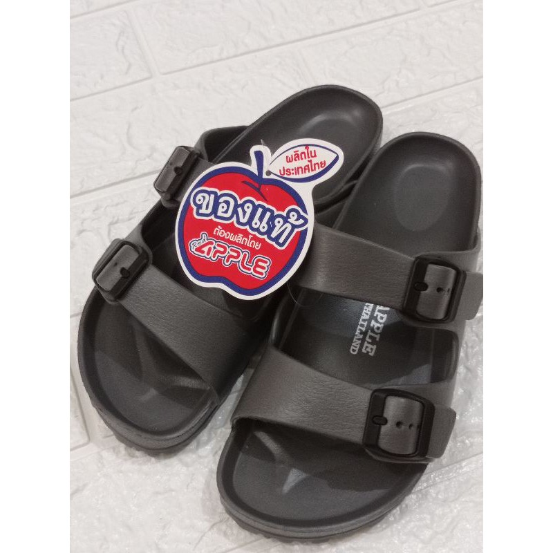 Sandal Bangkok Red Apple  Wanita Pria Double BG 2562 Jelly Unisex Termurah Original Thailand