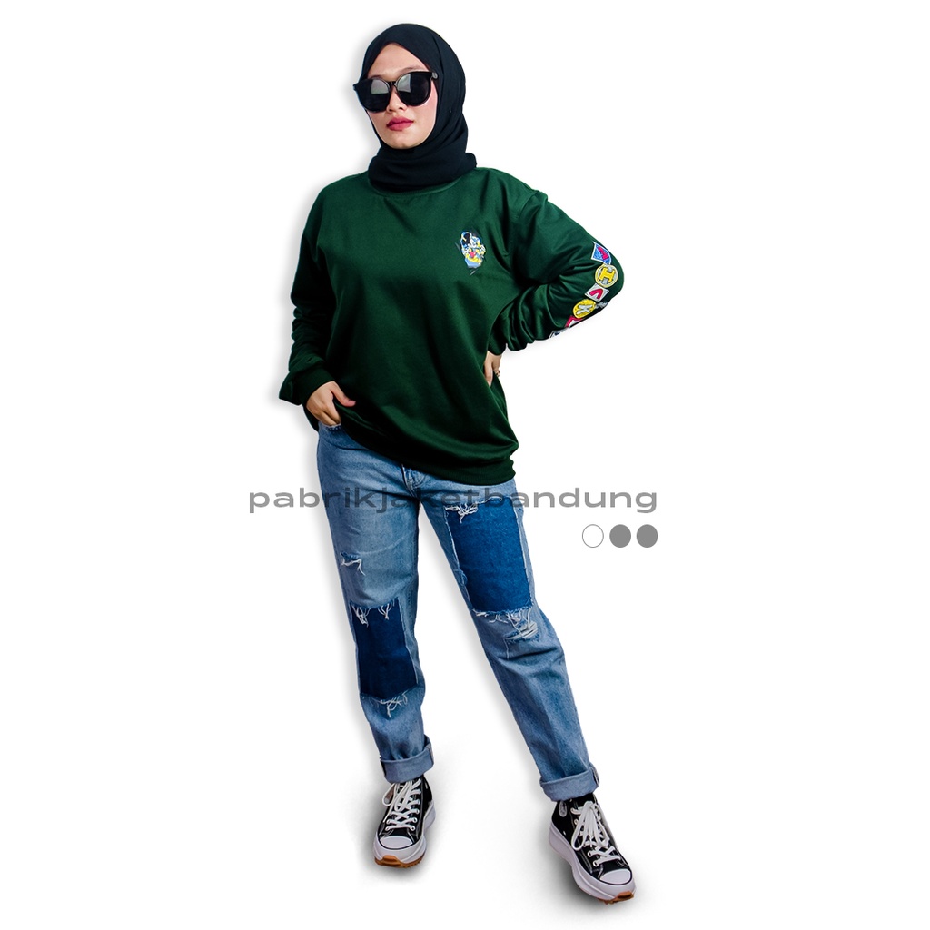 Mickey Tren Sweatshirt  Holyrider Emerald