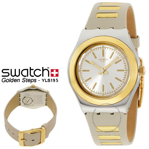 jam tangan / Watch_Id SWATCH ORIGINAL YLS195 golden steps