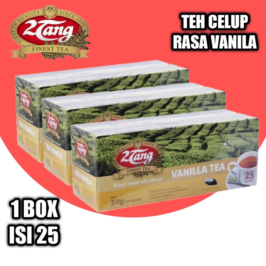 

DUA TANG Teh Celup isi 25 Vanila Box 50gr