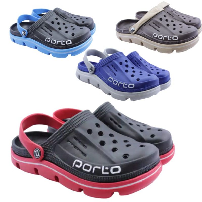 Sandal Pria Selop Karet Berkualitas Sendal Karet Pria Porto 1006