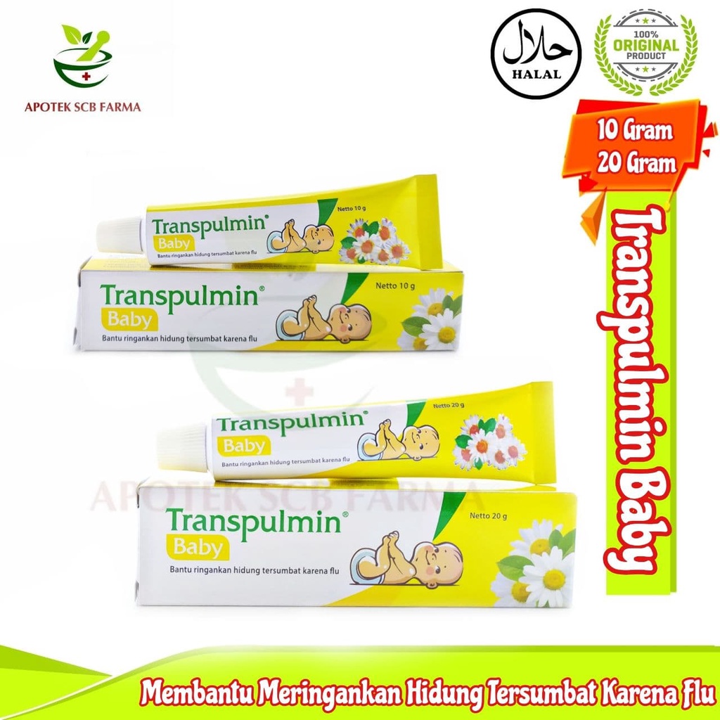 Transpulmin Baby - Balsem untuk melegakan batuk dan pilek