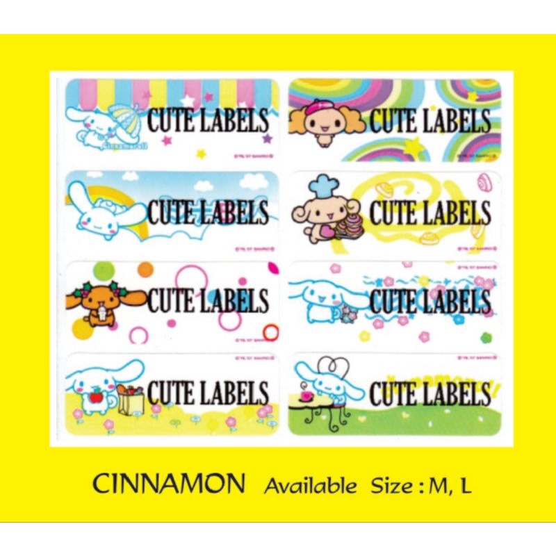 

Label Nama Import Waterproof "CINNAMON" Uk.L.M