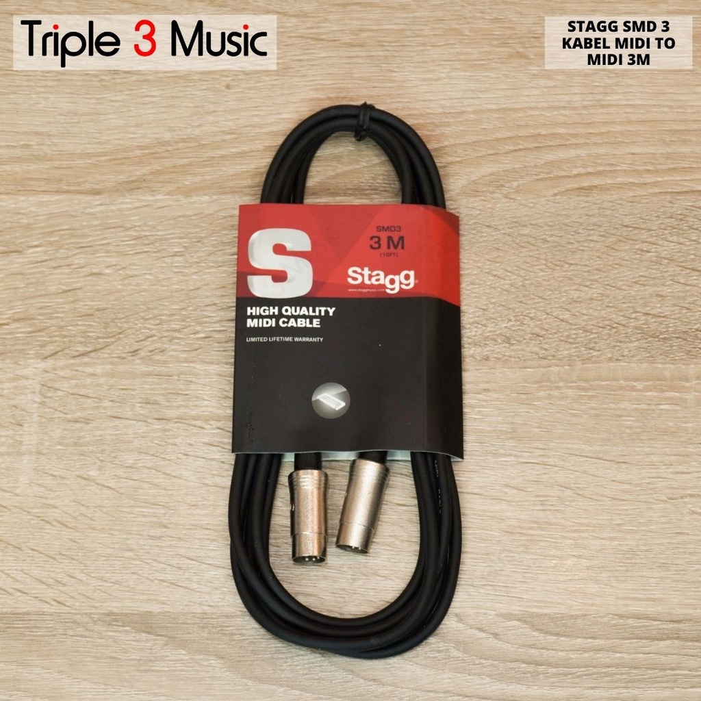 STAGG SMD3 Kabel midi To midi 3m ORIGINAL