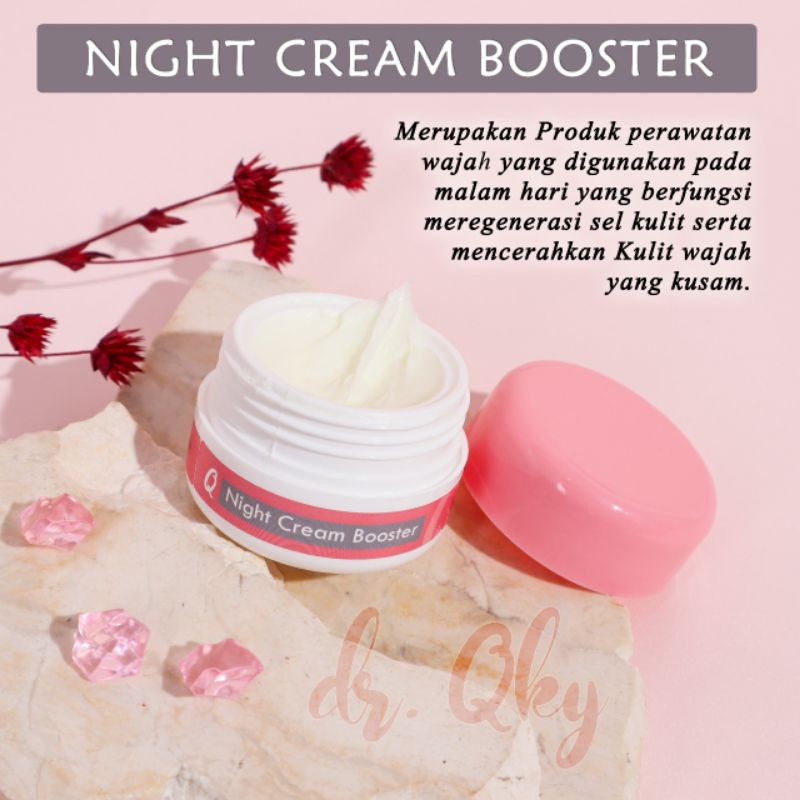 Night cream whitening booster