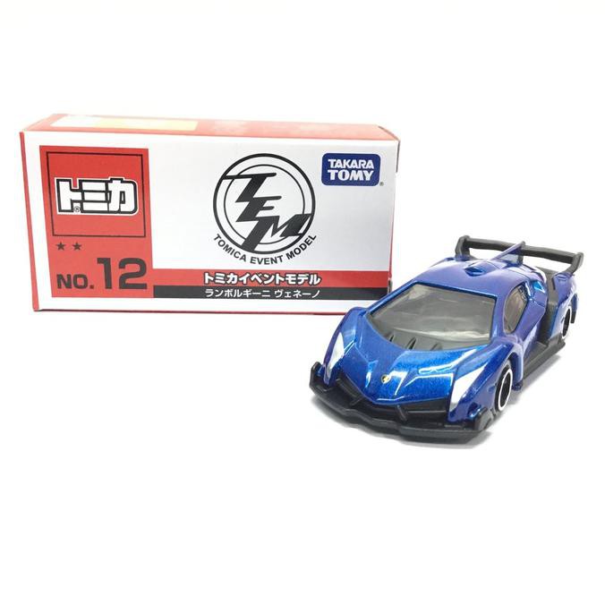 Tomica Event Model 12 Lamborghini Veneno Chrome Biru - Termurah 