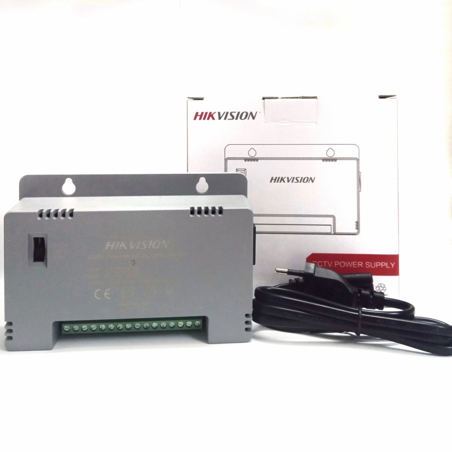 Adaptor CCTV 8A 12V 8C Hikvision - Power Supply CCTV HIKVISION