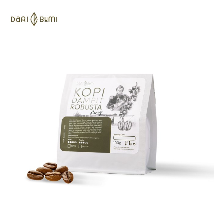 

Kopi Bubuk Dampit Robusta Honey 100g Daribumi