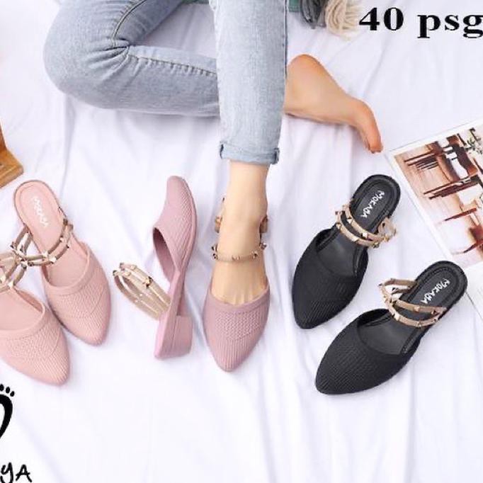 TERBARU Sandal Sepatu Wanita Let Valentino Import Mokaya 559 ,,,