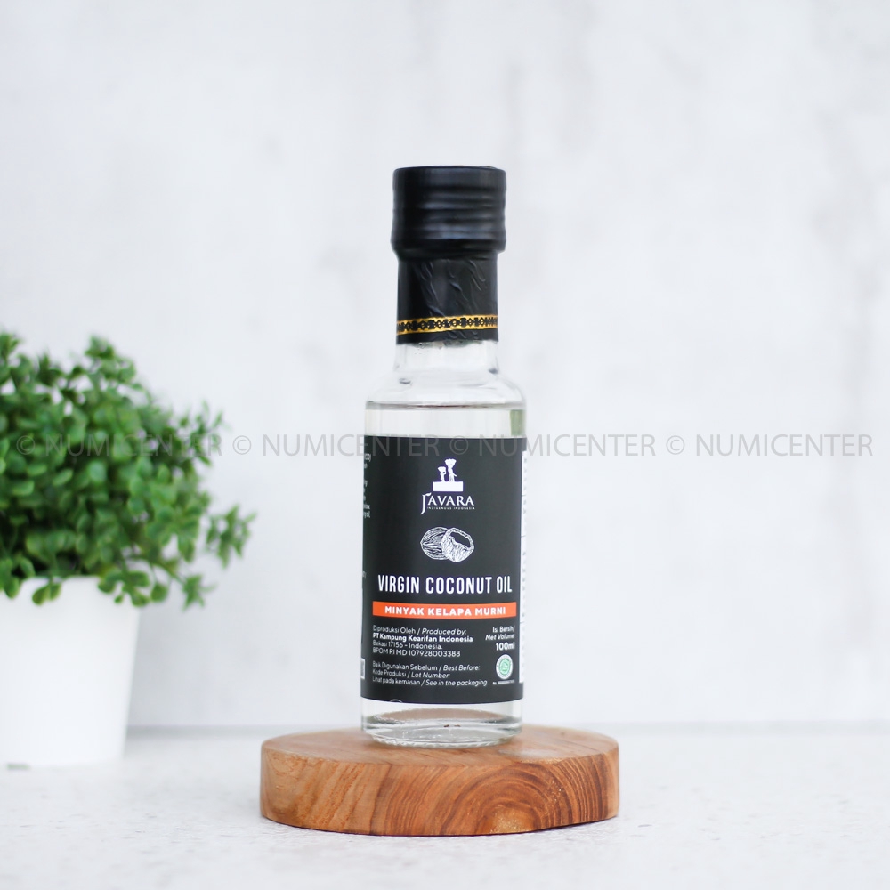 

100ML VIRGIN COCONUT OIL VCO GLASS BOTTLE - JAVARA
