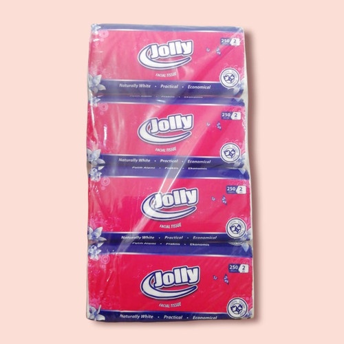Jolly Facial Tissue Tisu 1 PACK (4 pcs x 250 sheets 2 ply)