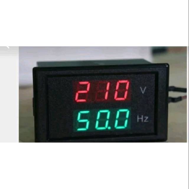 Hz Volt Meter Led Merah