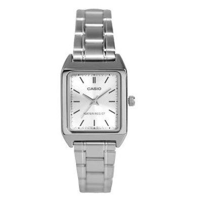 Jam Tangan Wanita casio Rantai Silver  LTP SERIES Stainless Steel Strap