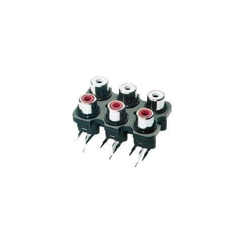 Socket RCA 6 Pin 6 Lubang 2x3 BA-70 sincer02 Berkualitas