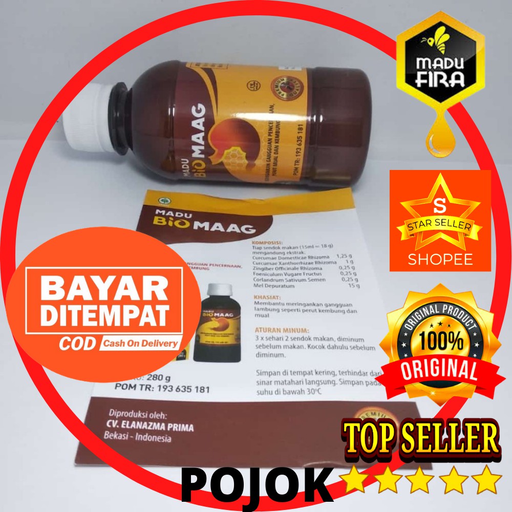 PROMO (JAMINAN ASLI 100%) COD Madu BIOMAAG ASLI Biomag Obat Maag kronis, Asam Lambung, GERD, biomagh