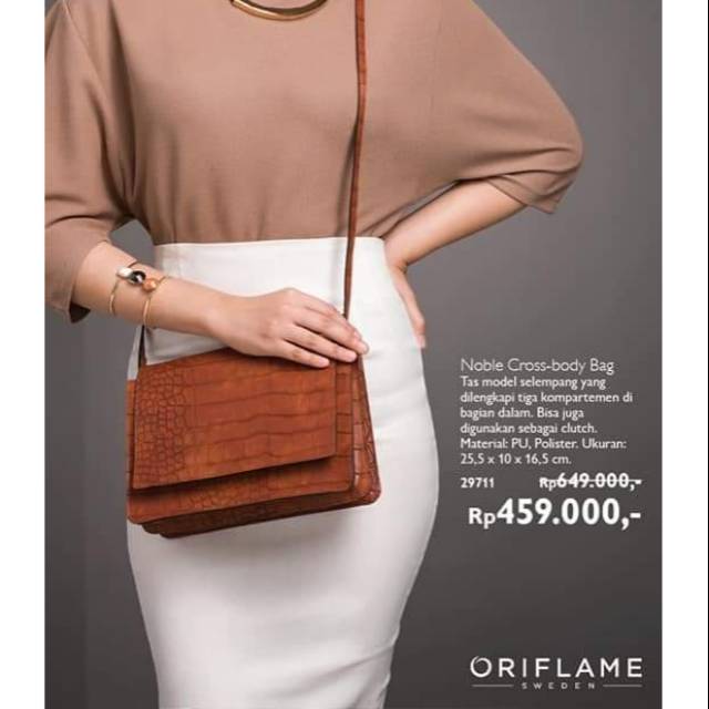 noble crossbody bag oriflame