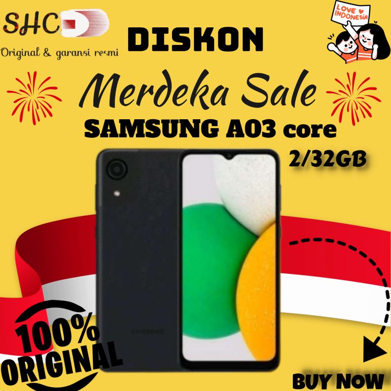 Samsung A03 Dan A03 Core Ram 4GB Rom 64GB Garansi Resmi
