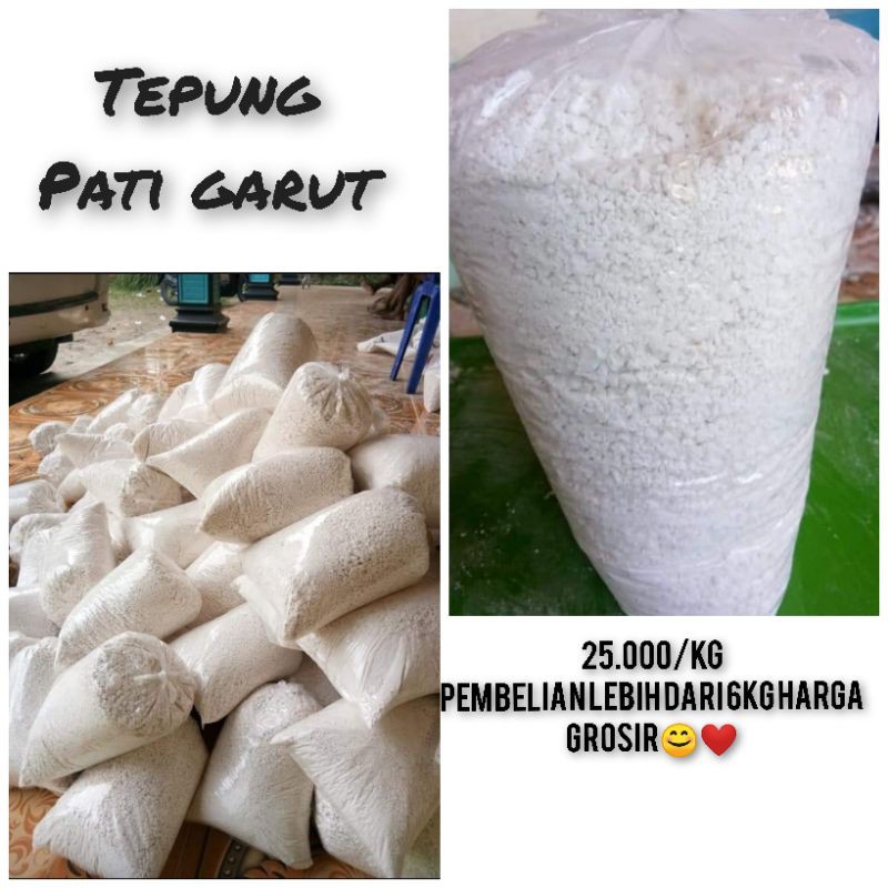 

tepung pati garut 1kg