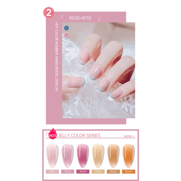 Pretty RISYAL 41-80 WARNA KUTEK GEL UV LED Nail  Art / GEL POLISH  / NAIL POLISH / SOAK OFF / KUTEKS GEL/CAT EYE  NAIL ART