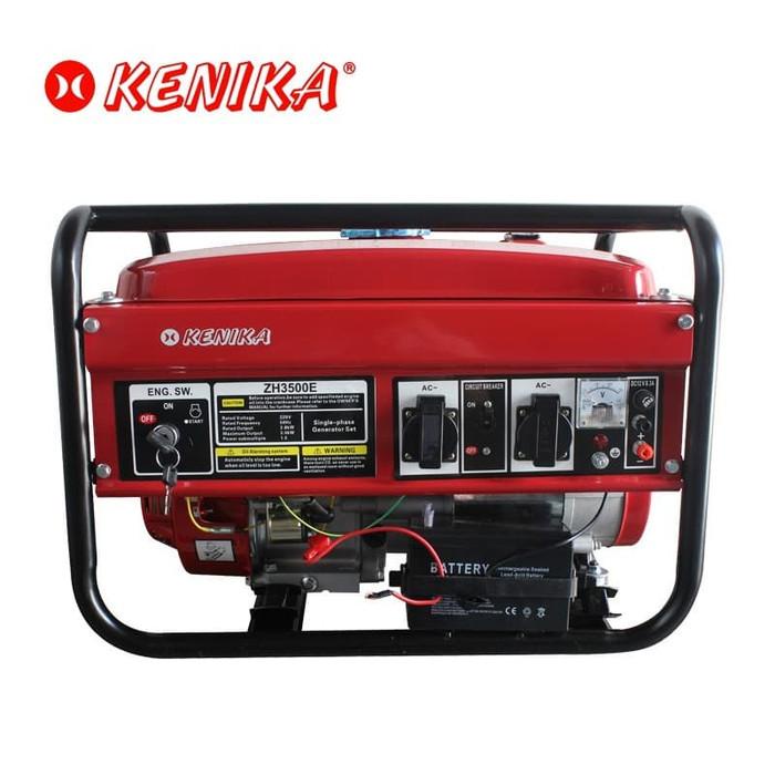 Genset / Genset Kenika 4Tak 3000W / 3Kw Kenika Power Generator Zh-3500 4 Tak Kekinian Terlaris