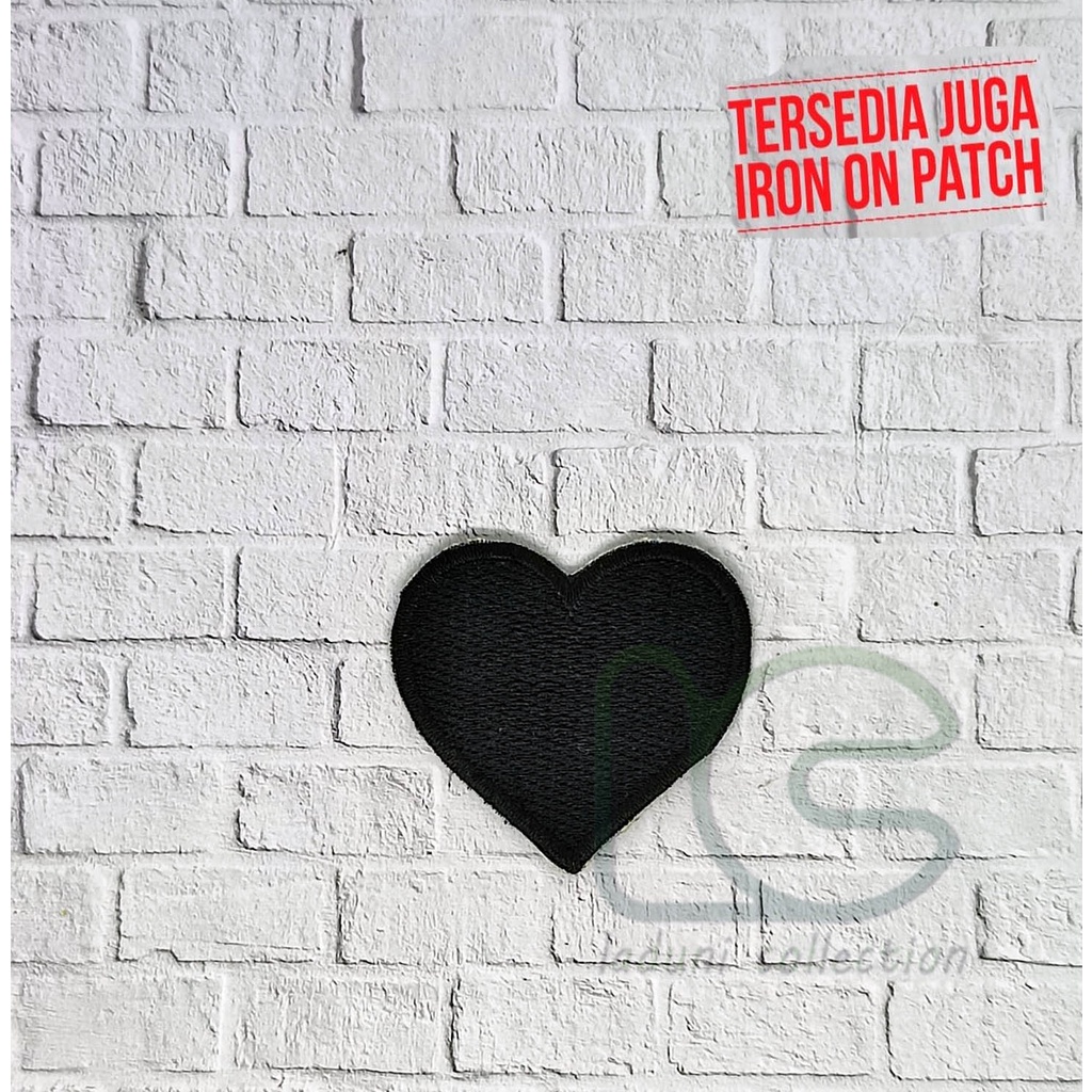 Patch bordir tempel LOVE POLOS