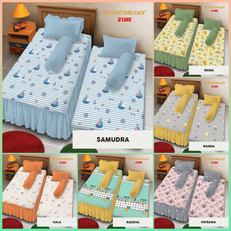 Sprei Duo 2 in 1 120x200 Kintakun Dluxe / Seprei Sorong 2in1 120x200 Kintakun D'luxe