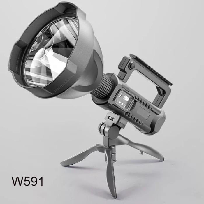 Flash | Senter Led Multifungsi W591 Jumbo Led Big Led Super Terang