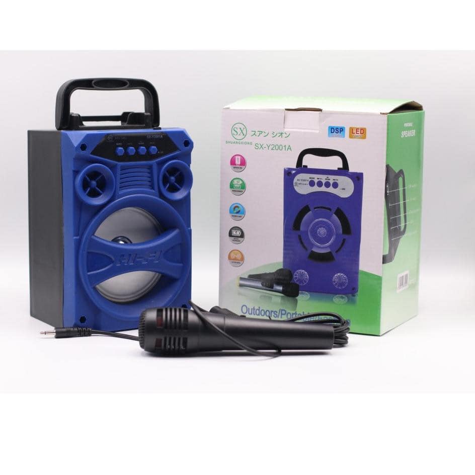 Speaker bluetooth portable SX-Y2001A free mic