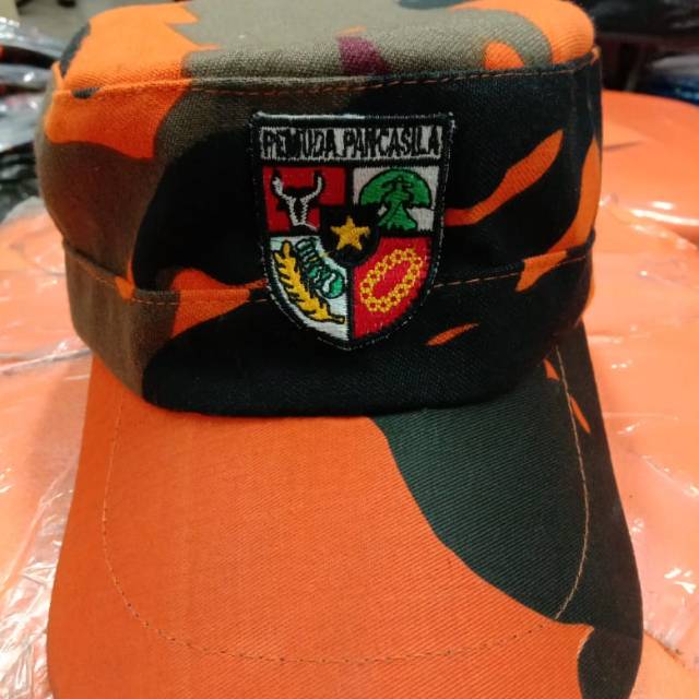 TOPI PEMUDA PANCASILA LOGO BORDIR