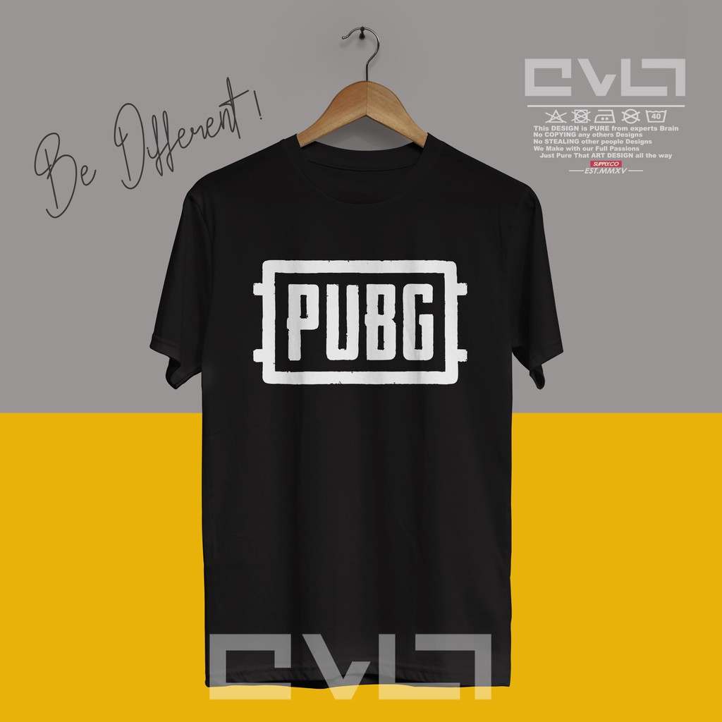 Kaos Baju Game PUBG Mobile Logo Simple Kaos Game Online Keren Murah Brotherstore Shopee Indonesia
